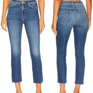 Mother Jeans The Mid Rise Dazzler Ankle Fray in We The Animals Women Size‎ 32